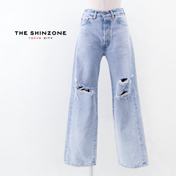 THE SHINZONE シンゾーン レディース ニューヨーカーデニムパンツ(DAMAGED)［25SMSPA06］【2025SS】