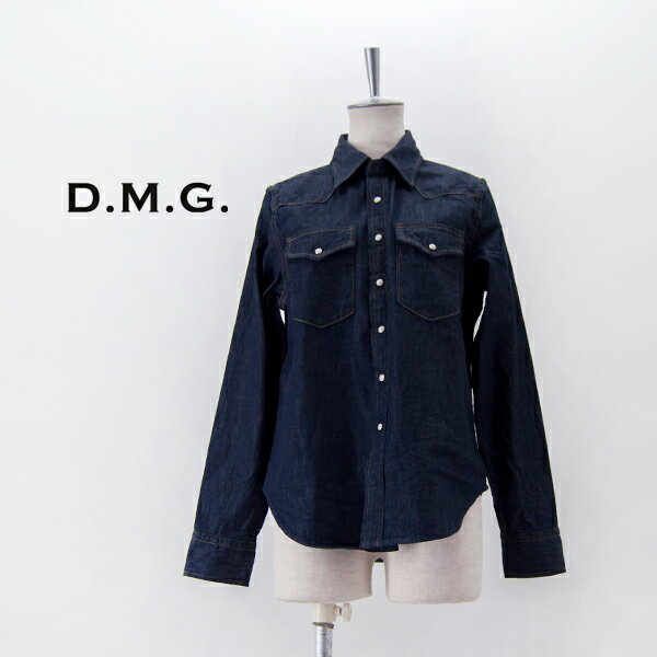 Rakuten - DMG ドミンゴ レディース 6ozデニム ウエスタンシャツ［16-0817E］【2025SS】