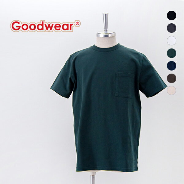 Rakuten - Goodwear グッドウェア ユニセックス ポケット付きTシャツ［2W7-2500］【BASIC】