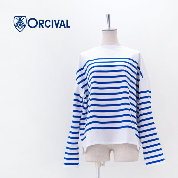 ORCIVAL オーシバル レディース ラッセル ボートネック ワイドセーラーTシャツ［6929］【2026SS】