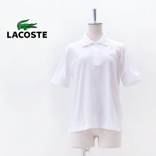 LACOSTE ラコステ レディース ダブルカラーポロシャツ［PF018J-99］【2026SS】