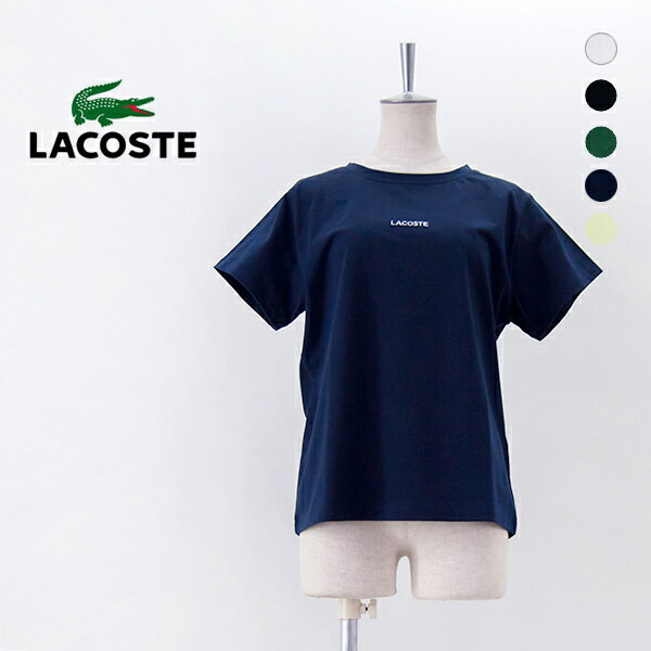LACOSTE ラコステ レディース コンパクトブランドネームロゴTシャツ［TF006J-99］【BASIC】