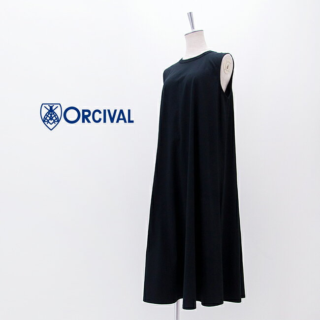 ORCIVAL オーシバル レディース スリーブレス Aラインワンピース［OR-C0534OEJ］【2026SS】 u-oak-10038292 ユナイテッドオーク サンプル画像2