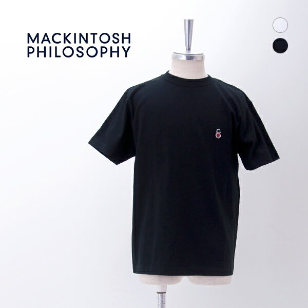 Rakuten - MACKINTOSH PHILOSOPHY マッキントッシュ フィロソフィー メンズ バッキンガムベア 5.6oz クルーネックワンポイントTシャツ［H1P76738］【2026SS】