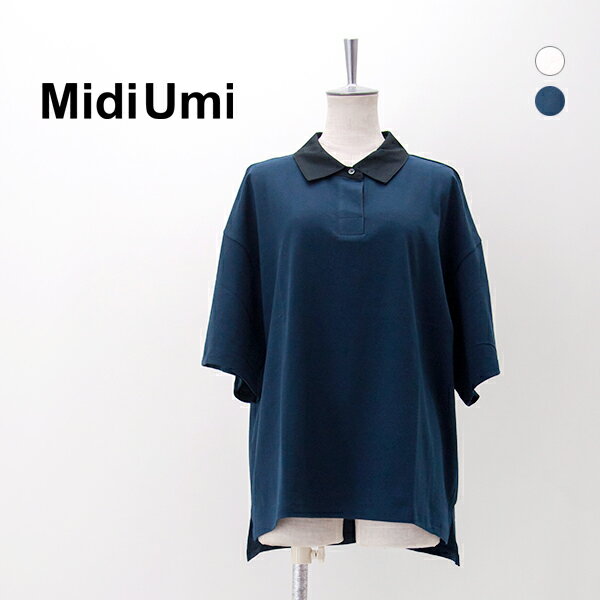 Rakuten - Midi Umi ミディウミ レディース ワイドポロシャツプルオーバー［2-710203］【2026SS】