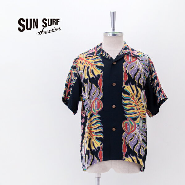 Rakuten - SUN SURF サンサーフ メンズ レーヨンハワイアンシャツ MONSTERA BORDER［SS39622］【2026SS】