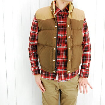 【SALE 40%OFF】Crescent Down Works クレセントダウンワークス メンズ YORK VEST 60/40 ダウンベスト［YDV 64-64］【FW】【返品交換不可】