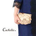 カシェリエ Cachellie カシェリエ FLOWER CLUTCH［51-6615/16/18］(24ss-7)