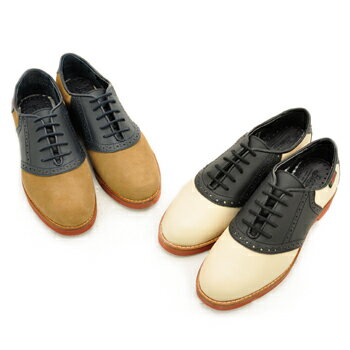 【SALE 40%OFF】G.H.BASS バス レディース Saddle shoes Brick sole［ENFIELD］【FW】【返品交換不可】