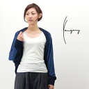 【SALE 60%OFF】yangany ヤンガニー レディース タック編みニット×布帛カーディガン［F-5325］【FW】【返品交換不可】