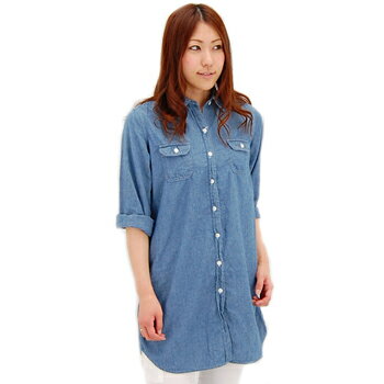 Rakuten - miusa ミューザ レディース 3/4 SHIRTS ONE PIECE［NMSU0922C］【SS】(6s3-7)
