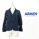 ARMEN A[ fB[X LINEN WORK JACKETmNAM1452LPnySSz