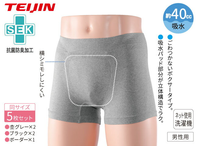 TEIJIN テイジン 高機能 吸水パンツ 男...の紹介画像2