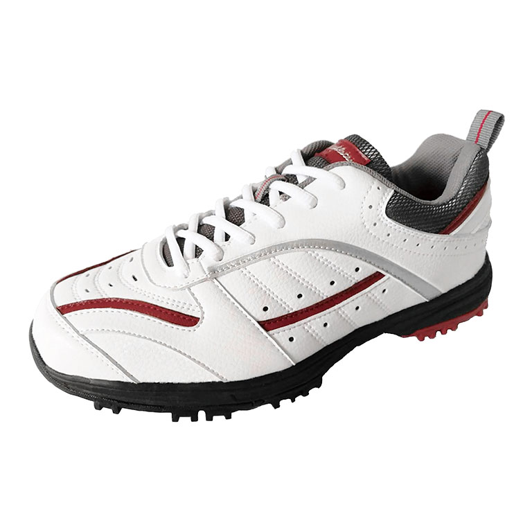 USアスリートゴルフ スパイク＆スパイクレスシューズ - ゴルフ シューズ 靴 くつ 6点式スパイク スパイクレス ソフトスパイク 4E ホワイト ハイグリップ 軽量