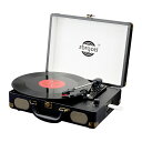 楽天U-PORT（ユーポート）USBでも録音再生できる レコードプレーヤー - スピーカー内蔵 レコードプレイヤー レコード LP SP EP アナログ盤 再生 bluetooth 対応 デジタル録音 USB SD ラジオ 持ち運び スーツケース US-R01