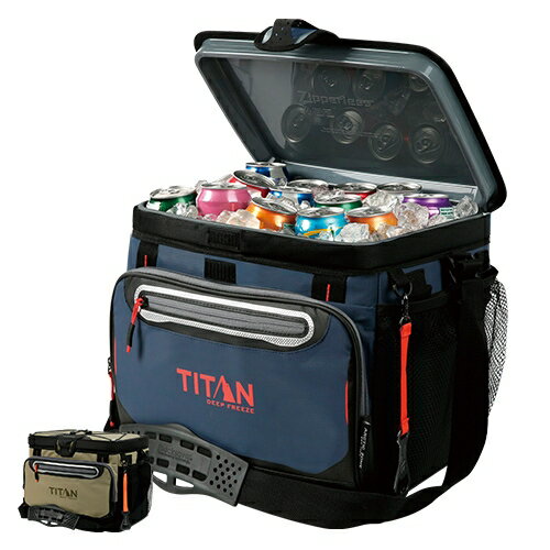 最大3日 溶けない クーラーボックス Titan Deep Freeze-タイタン ショルダー バッグ 保冷 アウトドア BBQ クーラーボックス 16リットル 16L 大容量 大きめ 大型 保冷ボックス 肩掛け 肩掛けベルト ショルダー ショルダーベルト 釣り キャンプ