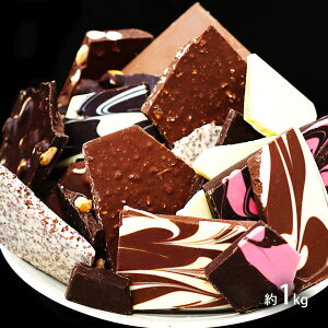 割れチョコミックスアラカルト10種(1kg) - チュベ・ド・ショコラ 自由が丘 チョコレート 1キロ 詰め合わせ アソート セット チョコ スイーツ わけあり