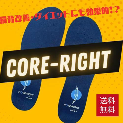 【世界特許使用！】CORE-RIGHT コアライト インソー