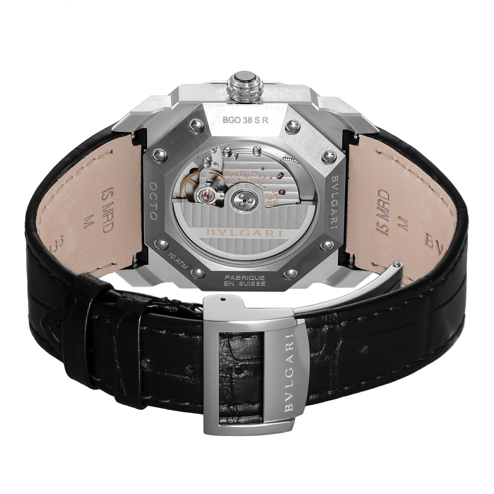 ブルガリ BVLGARI メンズ 時計 Octo オクト 自動巻 ブラック BGO38BSLDBR 時計 腕...