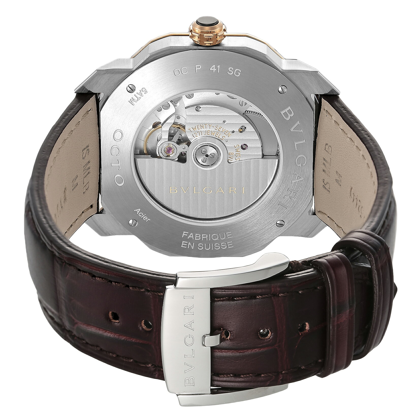 ＼お買い物マラソン！店内全品ポイント10倍！／ ブルガリ BVLGARI メンズ 時計 Oct...