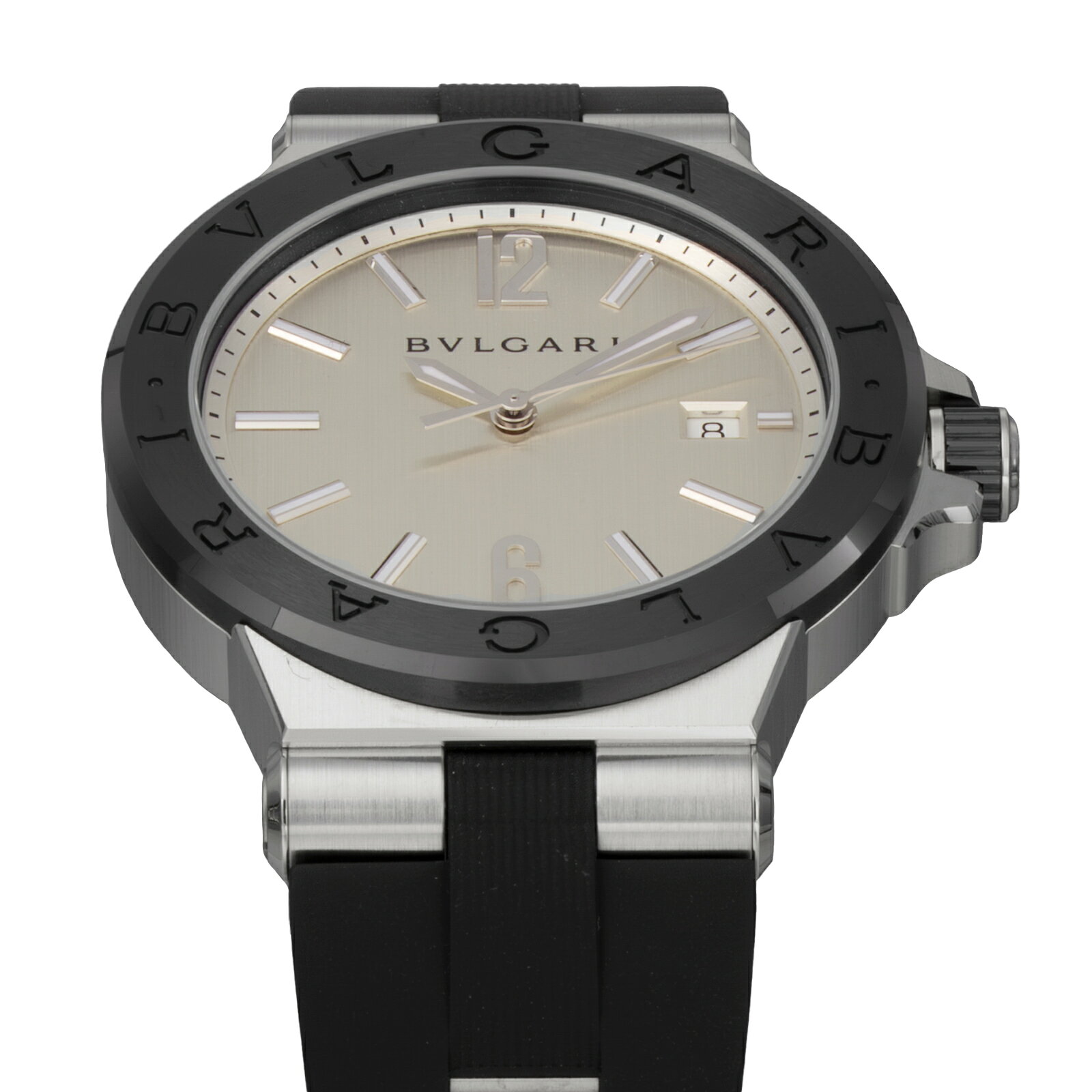 ブルガリ BVLGARI メンズ 時計 Diagono ディアゴノ 自動巻 シルバー DG42C6SCVD 時...