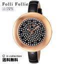 Folli Follie フォリフォリ MINIMALIST クォ−ツ レディース ブラック WF0R006SSZ-BK 時計 腕時計 高級腕時計 ブランド