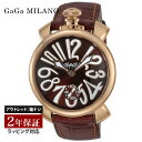 【OUTLET】 GaGaMILAN ガガミラノ MANUALE 28MM 501101S-BRW-NEW-S 時計 腕時計 高級腕時計 ブランド その1