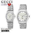 【 ペアウォッチ 】 グッチ GUCCI メンズ 時計 G Timeless クォーツ ホワイト YA1264174 レディース YA1265028 時計 腕時計 ブランド