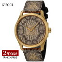 グッチ 腕時計（メンズ） グッチ GUCCI メンズ 時計 G-TIMELESS Gタイムレス クォーツ ブラウン YA1264068A 時計 腕時計 高級腕時計 ブランド