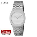 グッチ GUCCI メンズ レディース 時計 25H クォーツ ユニセックス シルバー YA163501 時計 腕時計 高級腕時計 ブランド