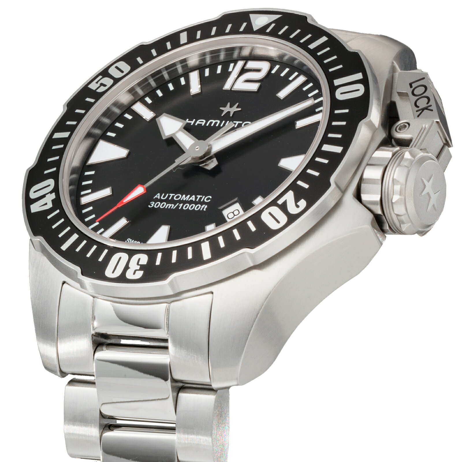 ハミルトン HAMILTON メンズ 時計 カーキネイビー KHAKI NAVY 自動巻 ブラック H77605135 腕時計 高級腕時計 ブランド