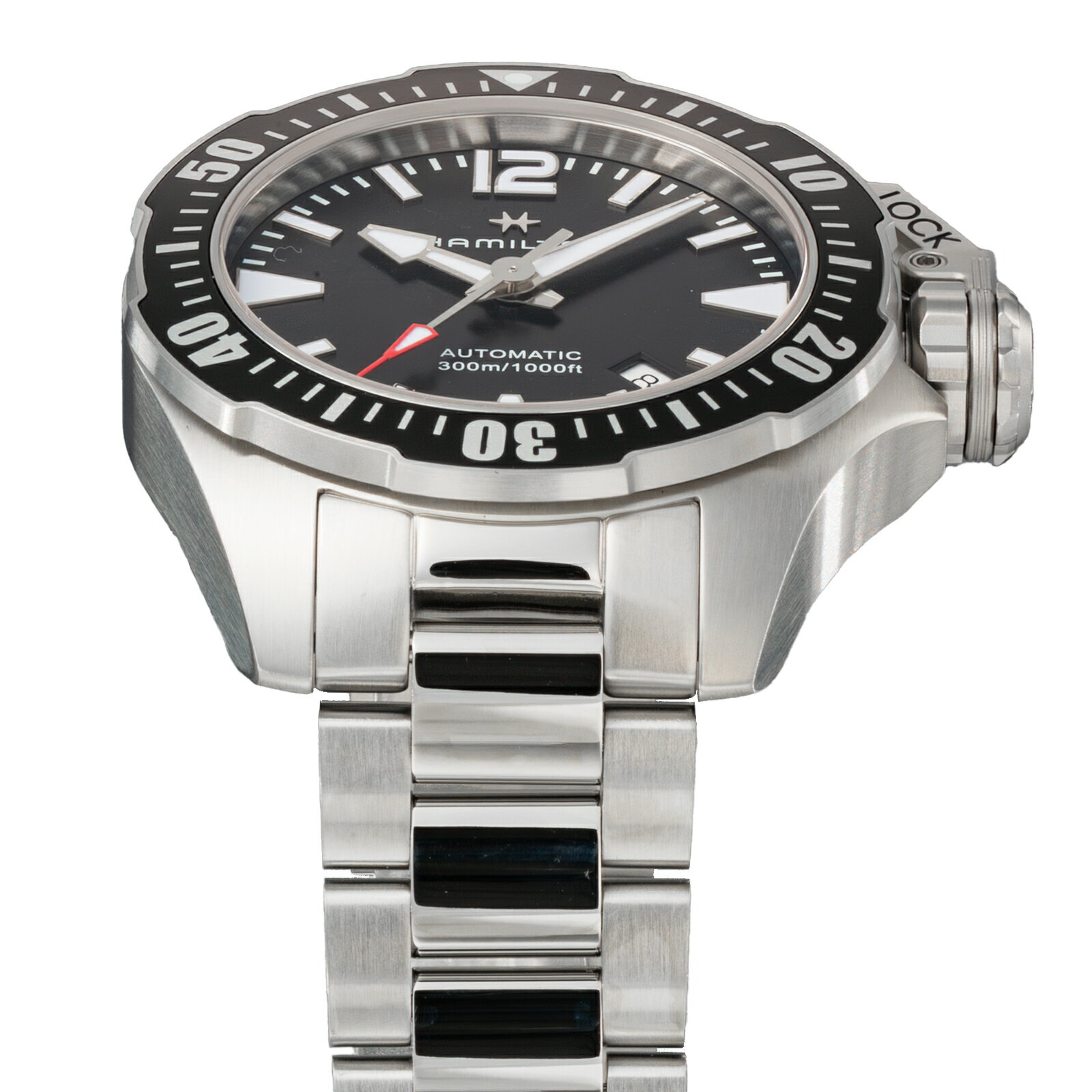 ハミルトン HAMILTON メンズ 時計 カーキネイビー KHAKI NAVY 自動巻 ブラック H77605135 腕時計 高級腕時計 ブランド