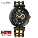 VERSACE ヴェルサーチェ V-Race Dual Time メンズ クォーツ ブラック VEBV00619 時計 腕時計 高級腕時計 ブランド