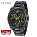 ヴェルサーチェ 腕時計（メンズ） 【OUTLET】 ヴェルサーチェ ヴェルサーチ VERSACE メンズ 時計 Geo Chrono ゲオ クロノ クォーツ ブラック VE7CA0923 時計 腕時計 高級腕時計 ブランド 【クリアランス】