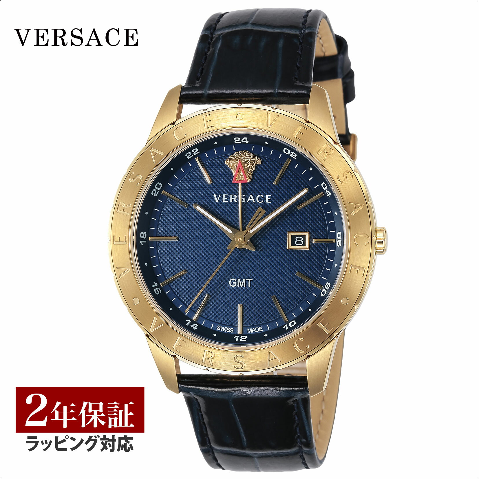 ヴェルサーチェ 腕時計（メンズ） ヴェルサーチェ VERSACE メンズ 時計 ユニバース Univers クォーツ ブルー VEBK00318 腕時計 高級腕時計 ブランド