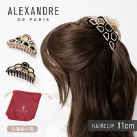 アレクサンドルドゥパリ ALEXANDRE DE PARIS ACCL-14169-02 ヘアーアクセサリー レディース アクセサリー クリップ CLIP ヘアクリップ 髪留め シャンデリア Lサイズ HAIRCLIP 11cm オフィス カジュアル ロングヘア ギフト プレゼント お祝い 記念 女性 ベージュ ブラック