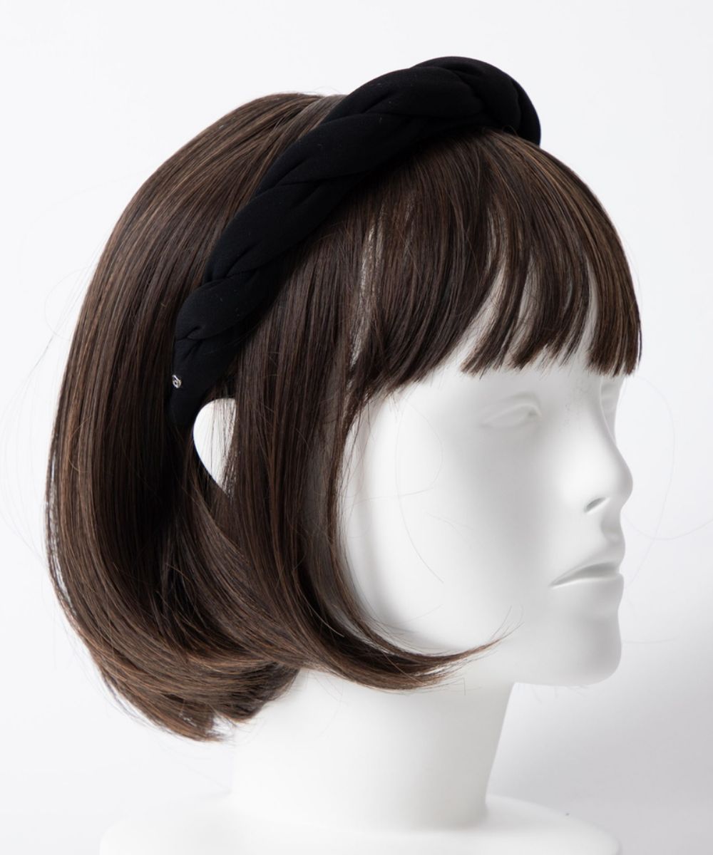 アレクサンドルドゥパリ ALEXANDRE DE PARIS THB-20150-25 ヘアーアクセサリー レディース アクセサリー カチューシャ ツイスト ヘアバンド 髪飾り サテン 髪留め ヘッドバンド アクセント 幅広 ギフト プレゼント お祝い 記念 女性 ブラックのサムネイル