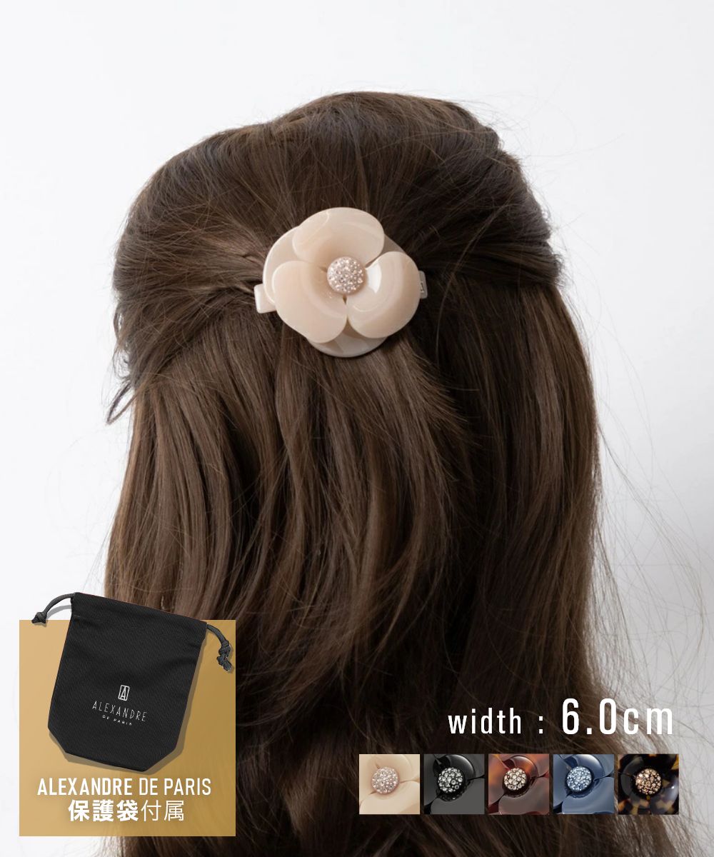 楽天市場】アレクサンドル・ドゥ・パリ カメリア バレッタの通販