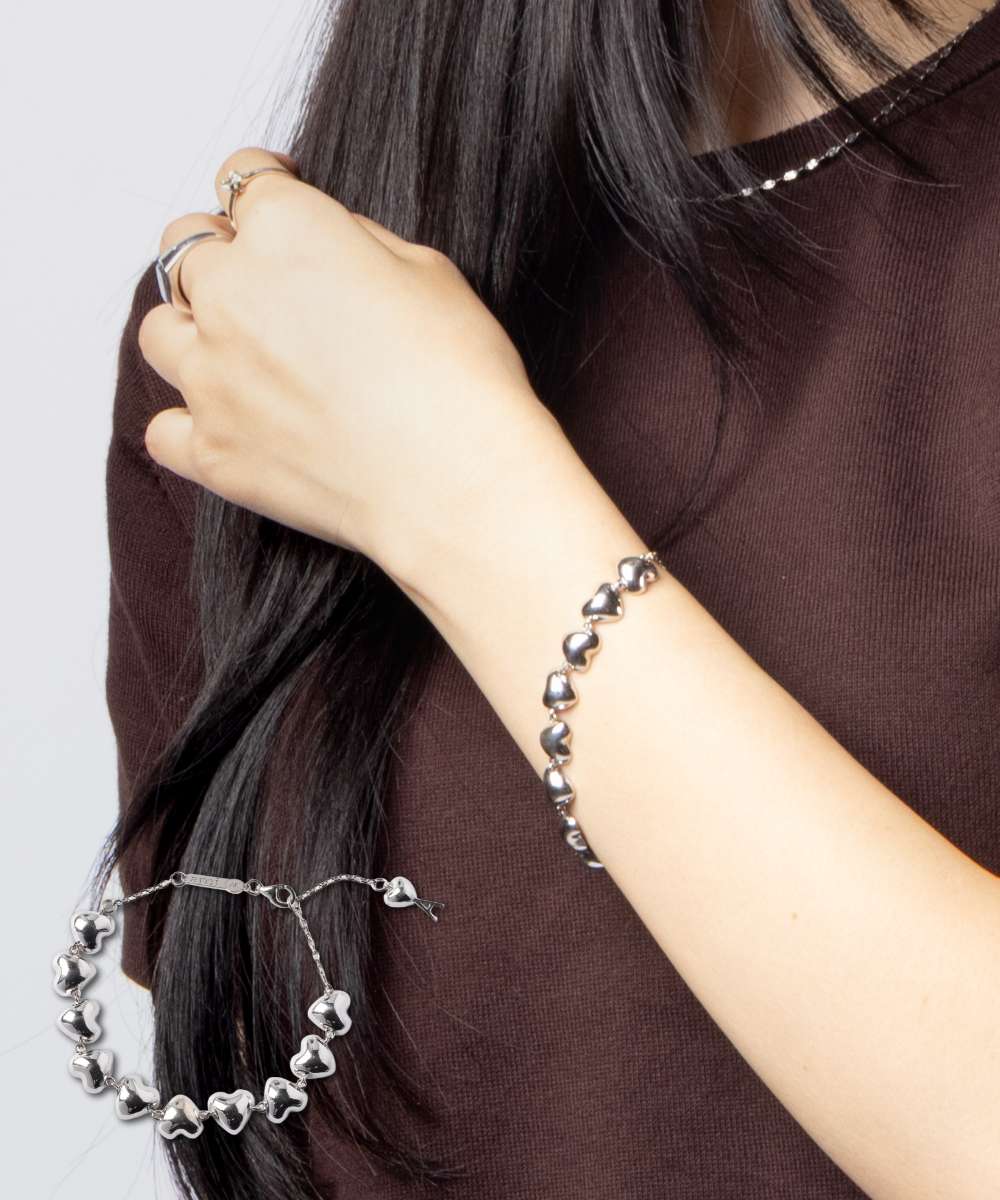 AMI Paris Ami Paris METAL HEARTS BRACELET ブレスレット UJW983