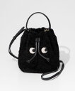 Aj nCh}[` ANYA HINDMARCH 5050925 182409 V_[obO fB[X 񂰃obO h[XgO NX{fB X[Y GRU[ |  Drawstring Cross Body Eyes in Shearling with Smooth Eco Leather v[g g[g Mtg ubN