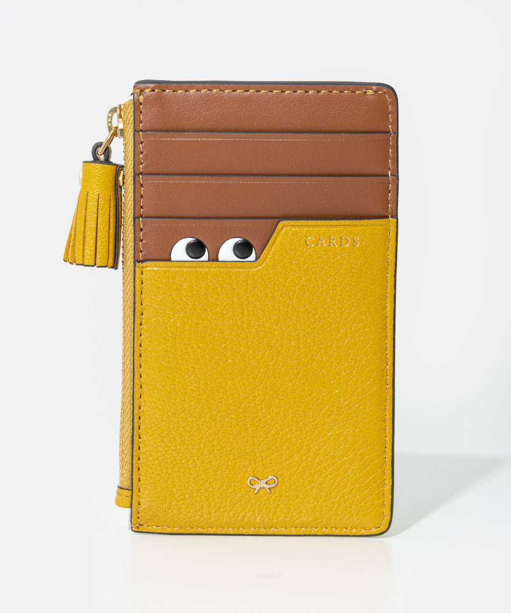 アニヤ ハインドマーチ ANYA HINDMARCH 5050925 191180 カードケース レディース ファッション ピーピング アイズ ジップ プレゼント お祝い 記念 ビジネス シンプル フラグメントケース 通勤 通学 コンパクト ギフト Zip Card Case Peeping Eyes