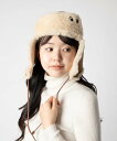 アニヤ ハインドマーチ ANYA HINDMARCH 5050925 196406 帽子 レディース アイズ トラッパーハット カジュアル フライトキャップ パイロットキャップ シンプル アウトドア ウィンタースポーツ ぼうし 秋冬 通勤 通学 ナチュラル Trapper Hat Eyes
