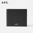 アー・ペー・セー ミニ財布 メンズ APC アーペーセー A.P.C. PXBJQ H63153 二つ折り財布 本革 財布 メンズ プレゼント ミニ財布 小銭入れ シンプル レザー ロゴ プレゼント コンパクトウォレット 無地 通勤 通学 牛革 記念 SMALL LEATHER GOODS PORTEFEUILLE ALY ブラック