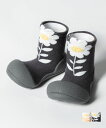 アティパス ATTIPAS A19F ベビーシューズ Flower ソックスシューズ フラワー 花 出産祝い ファーストシューズ プレゼント ギフト 赤ちゃん お祝い トレーニングシューズ かわいい ベビー靴 女の子 男の子 安全 ベビー用品 ルームシューズ ピーチ グレー 10.8cm~13.5cm