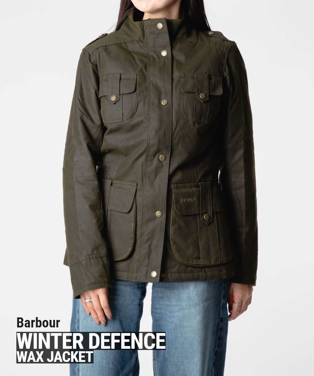 【MAX10%OFF】 バブアー Barbour Winter Defence Waxed Jacket ウィンター ディフェンス ワックスジャケット LWX1066 ジャケット レディース アウター