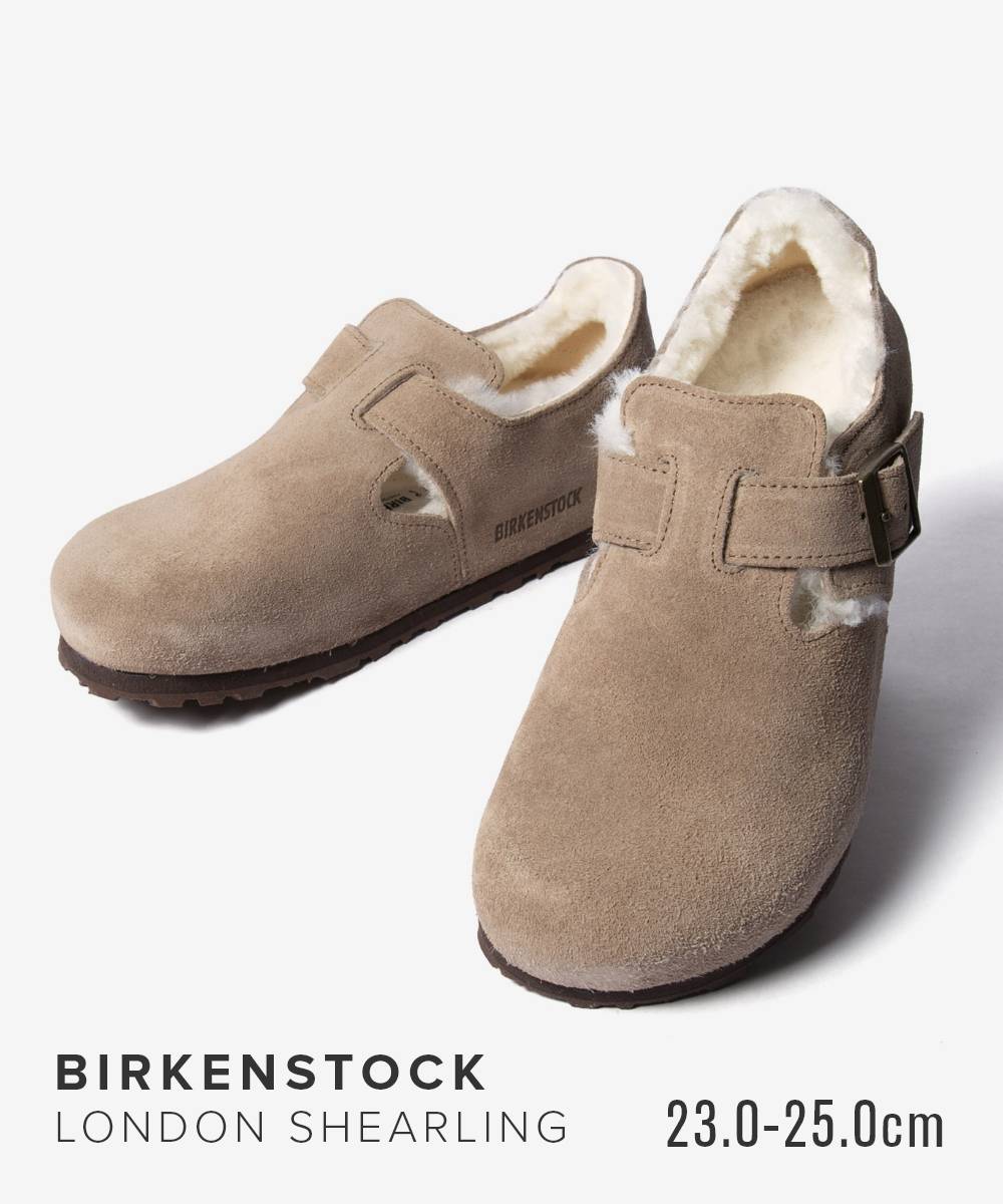 ビルケンシュトック BIRKENSTOCK LONDON SHEARLING ロンドンシアリング SUEDE LEATHER SANDAL スエードレザー 1028470 サンダル ボア ユニセックス シューズ