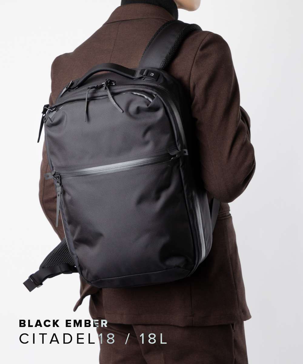 ブラックエンバー BLACK EMBER CITADEL 18 バックパック メンズ バッグ リュックサック Backpack 2way ハイキング お出かけ カジュアル アウトドア キャンプ 出張 ギフト プレゼント 110000 ブラック