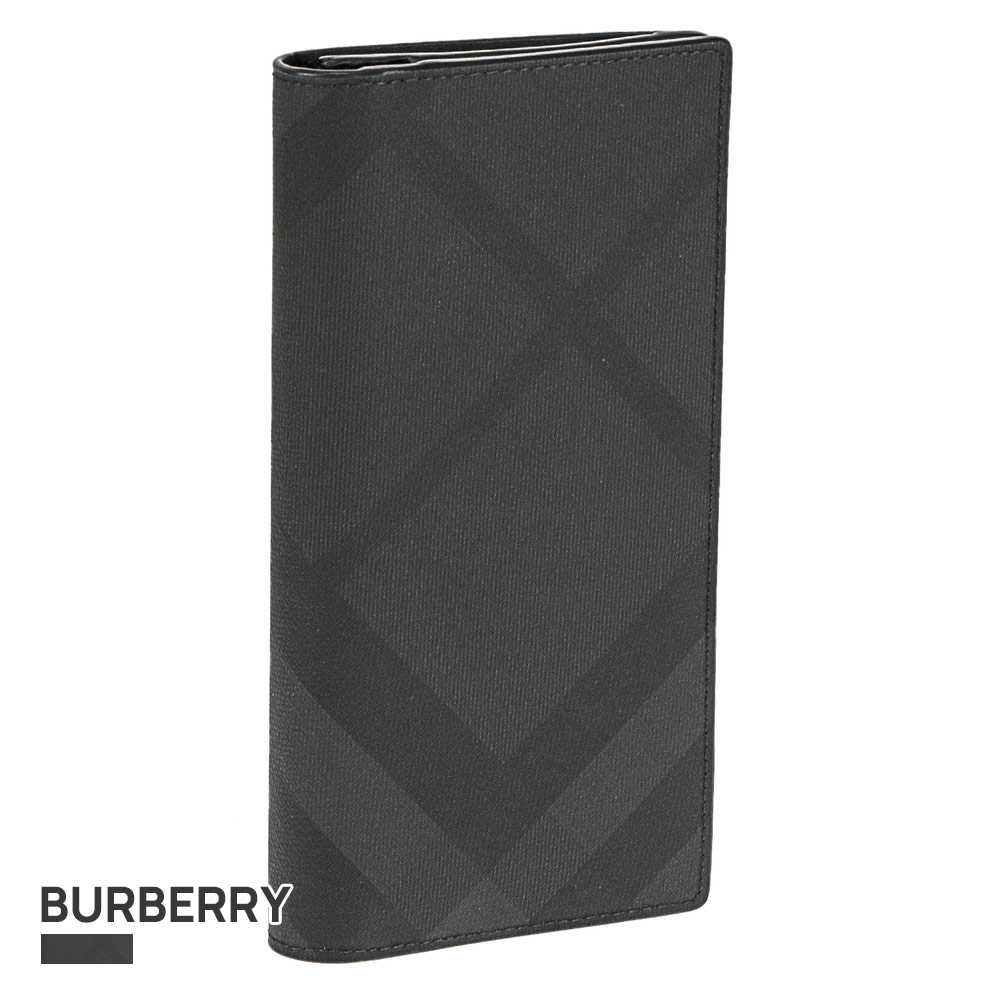 バーバリー BURBERRY 長財布 メンズ 財布 ダークチャコール 8014479のサムネイル