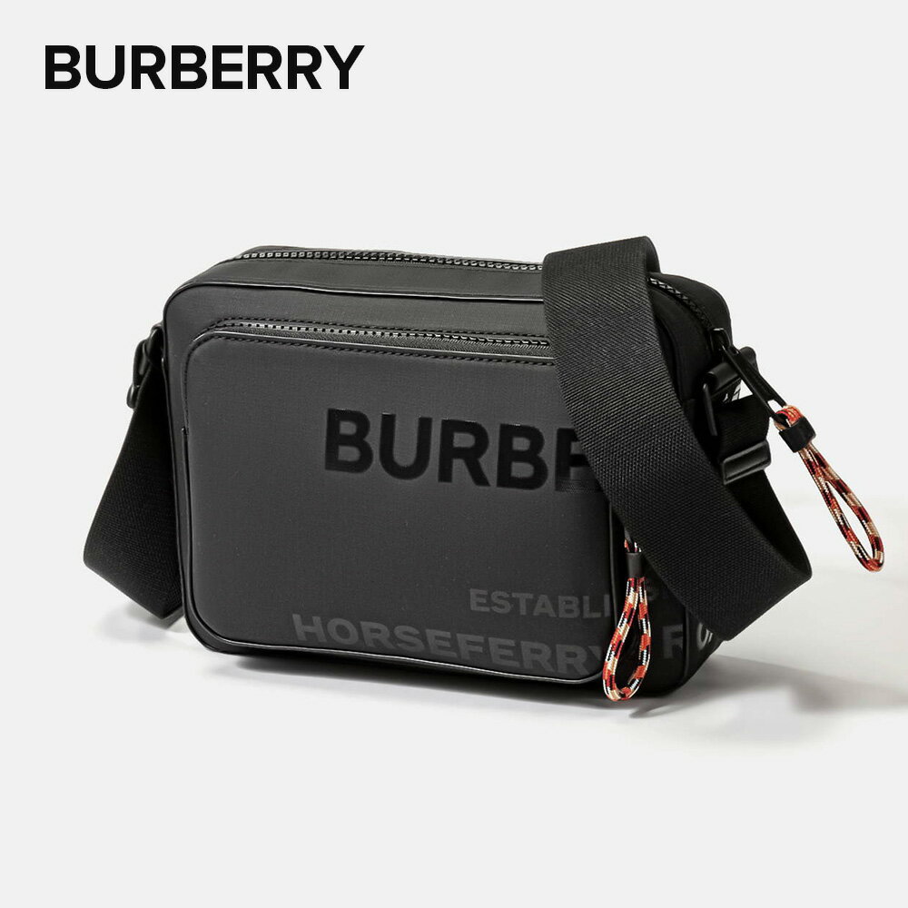 バーバリー BURBERRY 8043710 ショルダーバッグ PADDY メンズ バック ミニショルダー サコッシュ 斜め掛け ホースフェリープリント シンプル プレゼント 肩掛け 誕生日 ポシェット 旅行 カメラバッグ ギフト 贈り物 A1189 ブラック