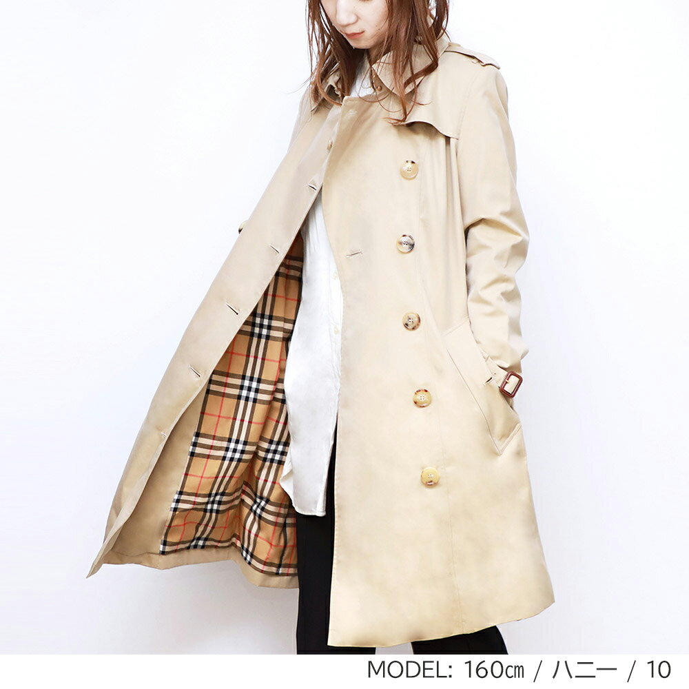 バーバリー BURBERRY トレンチコート レディース チェルシー CHELSEA コート ジャケット ミッドレングス ヘリテージ ビジネス カジュアル 秋冬 ハニー/ミッドナイト 4-10(UKサイズ) 40733751 40733761